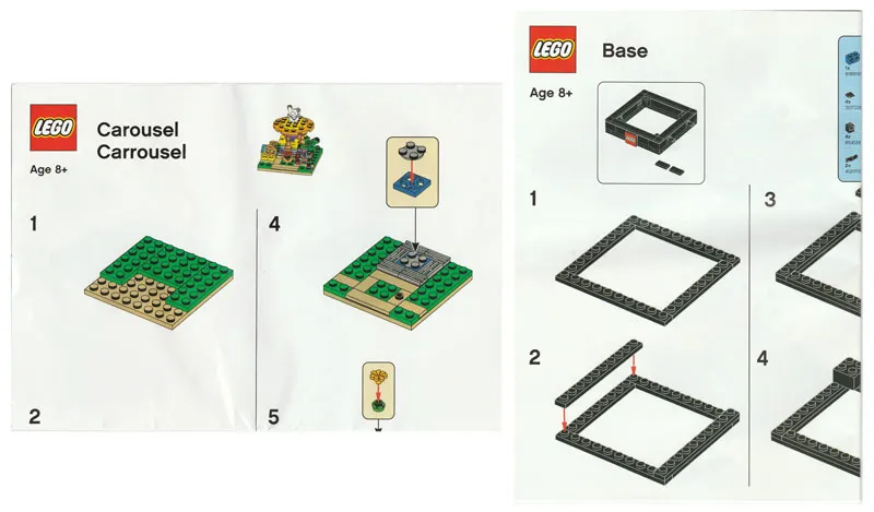 Bricktober Fairground Set 1/4 - Carousel (2021 Toys "R" Us Exclusive) {Canadian Release}