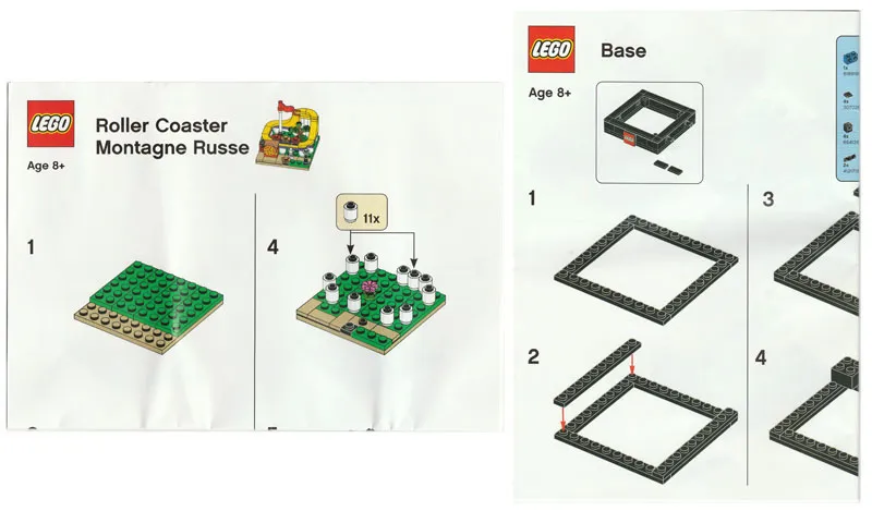Bricktober Fairground Set 2/4 - Roller Coaster (2021 Toys "R" Us Exclusive) {Canadian Release}