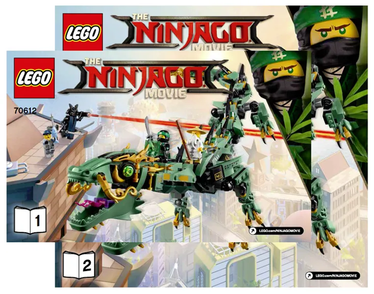 Green Ninja Mech Dragon