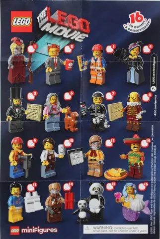 Minifigure, The LEGO Movie (Complete Random Set of 1 Minifigure)