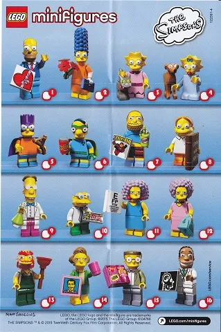 Minifigure, The Simpsons, Series 2 (Complete Random Set of 1 Minifigure)