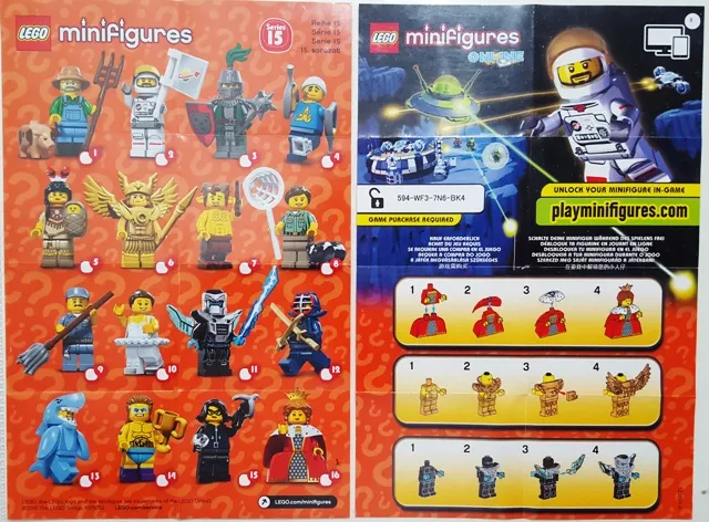 Minifigure, Series 15 (Complete Random Set of 1 Minifigure)
