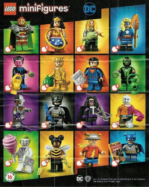 Minifigure, DC Super Heroes (Complete Random Set of 1 Minifigure)