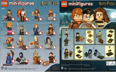 Minifigure, Harry Potter, Series 2 (Complete Series of 16 Complete Minifigure Sets)