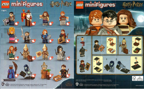 Minifigure, Harry Potter, Series 2 (Complete Series of 16 Complete Minifigure Sets)