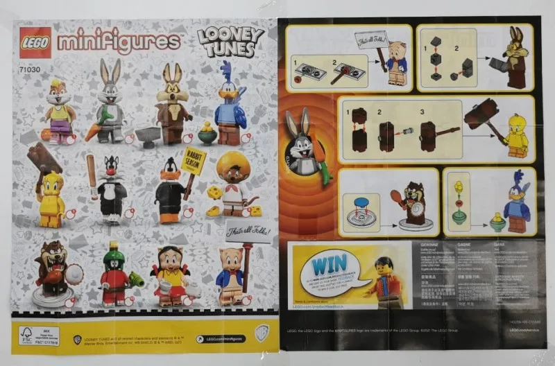 Minifigure, Looney Tunes (Complete Random Set of 1 Minifigure)