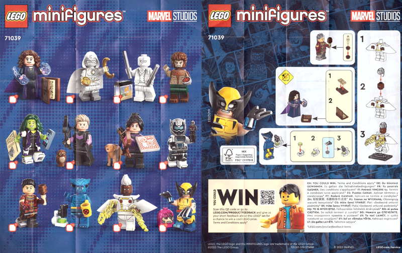 Minifigure, Marvel Studios, Series 2 (Complete Random Set of 1 Minifigure)