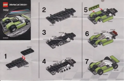 Lime / Black Racer polybag