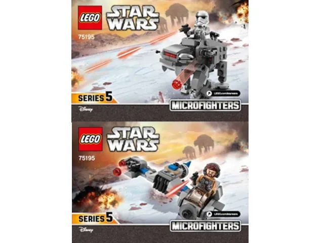 Ski Speeder vs. First Order Walker Microfighters