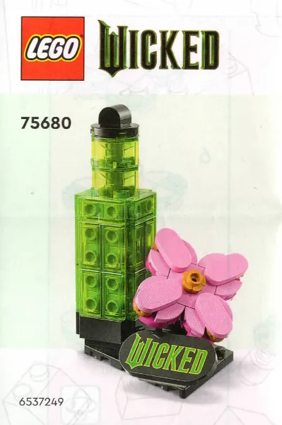 Elphaba's Bottle and Glinda's Flower polybag