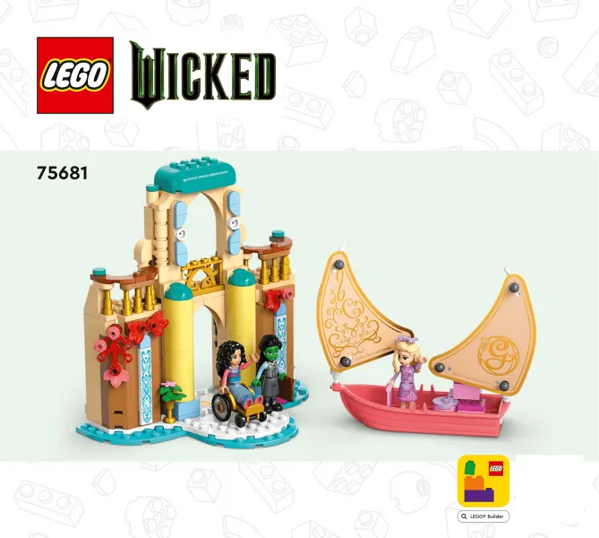 Glinda, Elphaba & Nessarose at Shiz Uni