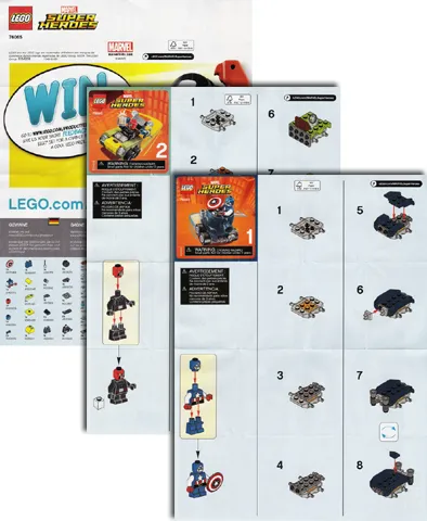 Mighty Micros: Captain America vs. Red Skull