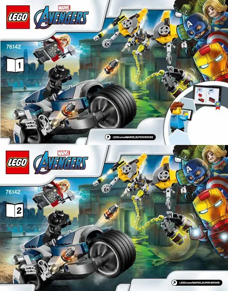 Avengers Speeder Bike Attack