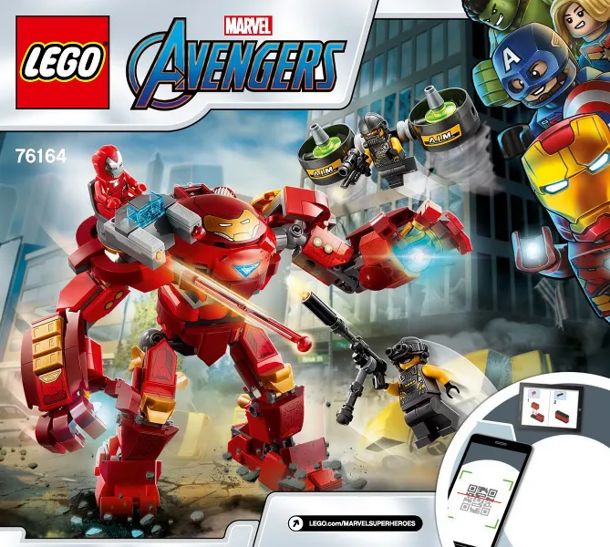 Iron Man Hulkbuster versus A.I.M. Agent