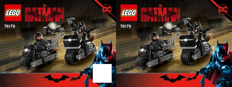 Batman & Selina Kyle Motorcycle Pursuit