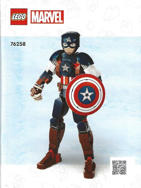 Captain America Construction Figure