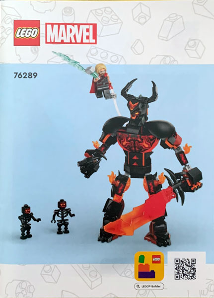 Thor vs. Surtur Construction Figure
