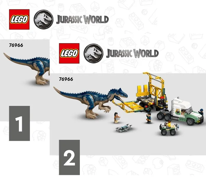 Dinosaur Missions: Allosaurus Transport Truck