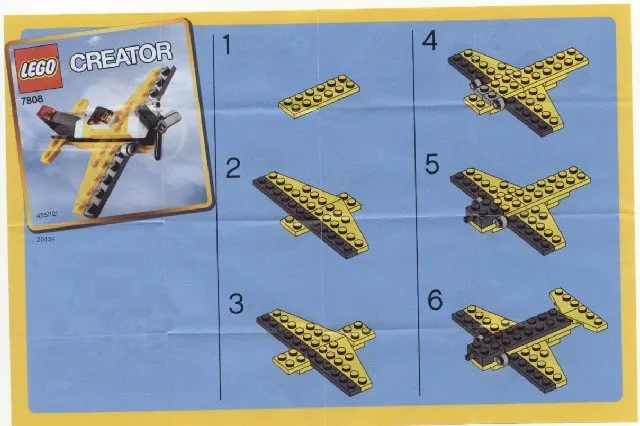Yellow Airplane polybag