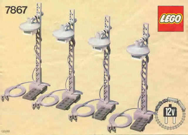 12V Train Light Posts