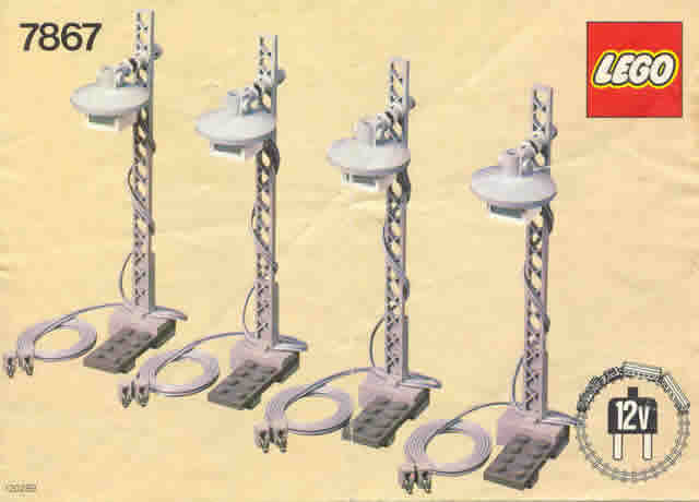 12V Train Light Posts