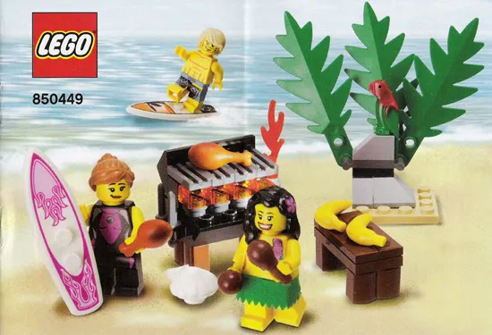 Minifigure Beach Accessory Pack blister pack