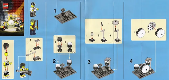 Rock Band Set blister pack