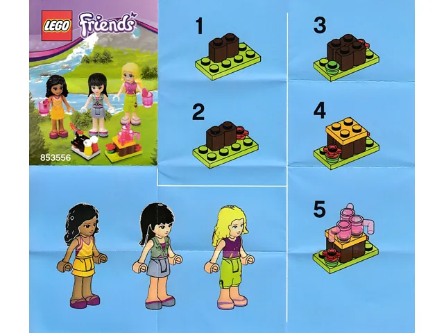 Friends Mini-doll Campsite Set blister pack