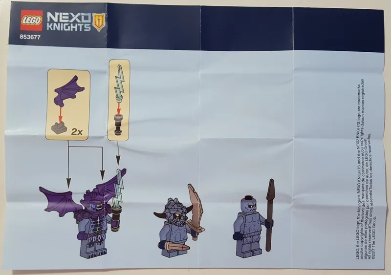 Stone Monsters Accessory Set blister pack