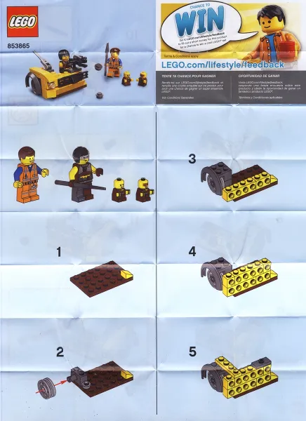 The LEGO Movie 2 Accessory Set blister pack