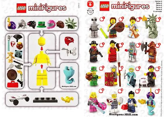 Minifigure, Series 6 (Complete Random Set of 1 Minifigure)