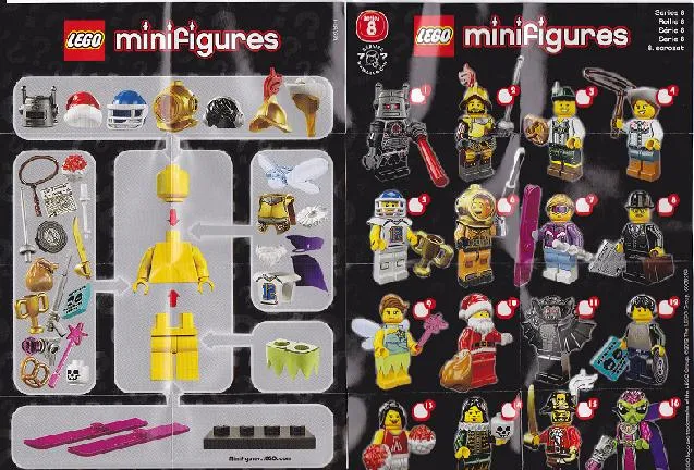 Minifigure, Series 8 (Complete Random Set of 1 Minifigure)