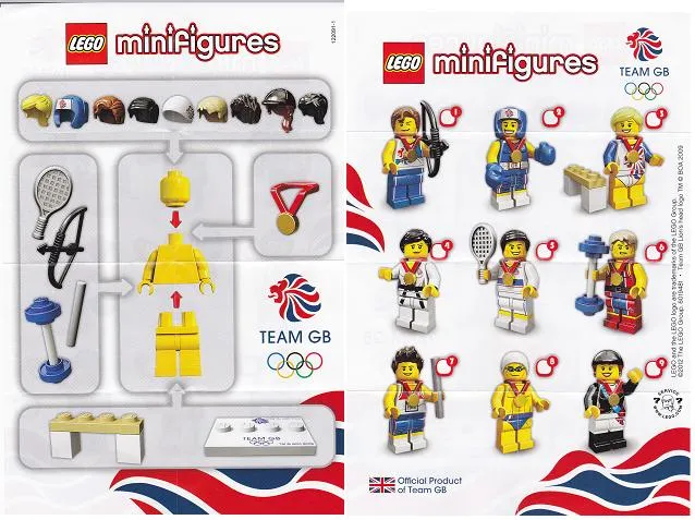 Minifigure, Team GB (Complete Random Set of 1 Minifigure)