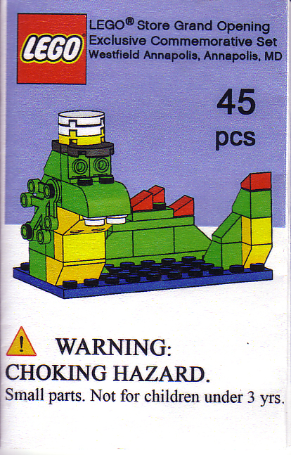 LEGO Store Grand Opening Exclusive Set, Westfield Annapolis, Annapolis, MD