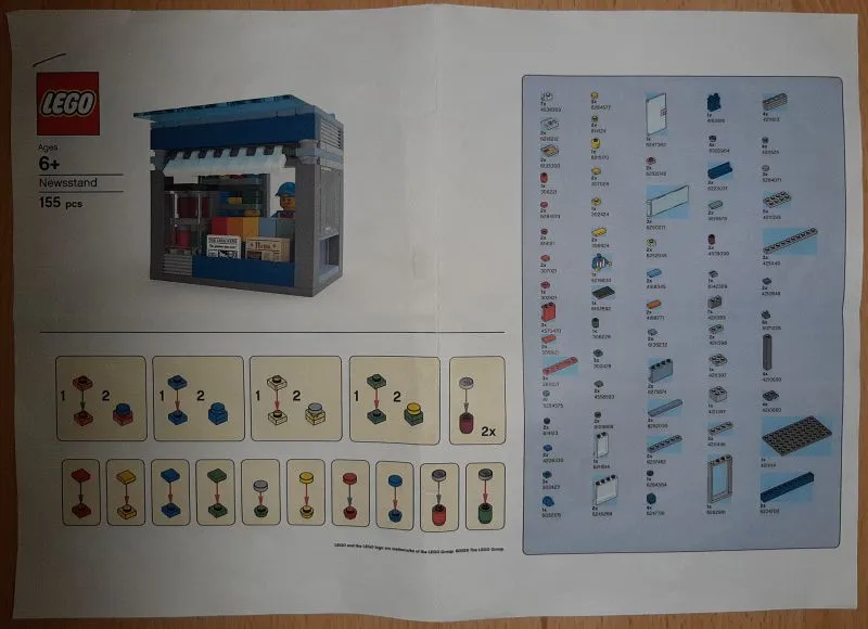 LEGO Brand Store Exclusive Build - Newsstand
