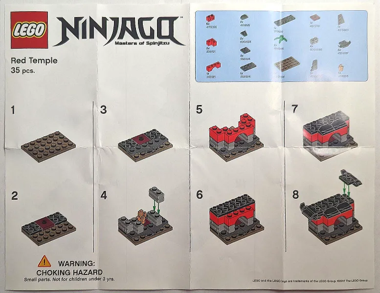 Toys "R" Us Exclusive Build - Red Temple