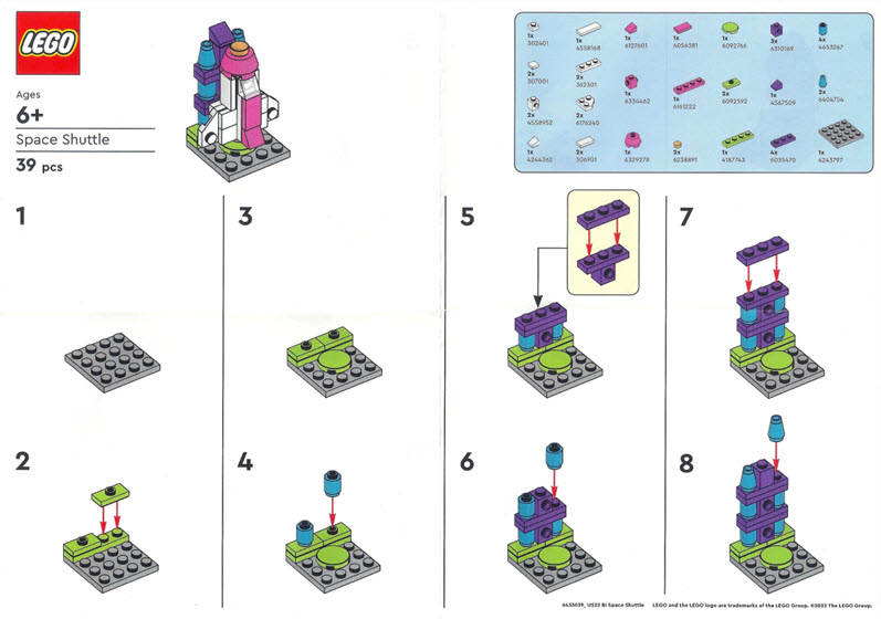 LEGO Brand Store Exclusive Build - Space Shuttle