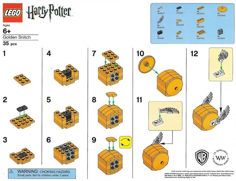 LEGO Brand Store Exclusive Build - Harry Potter Golden Snitch
