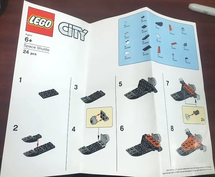 LEGO Brand Store Exclusive Build - City Space Shuttle