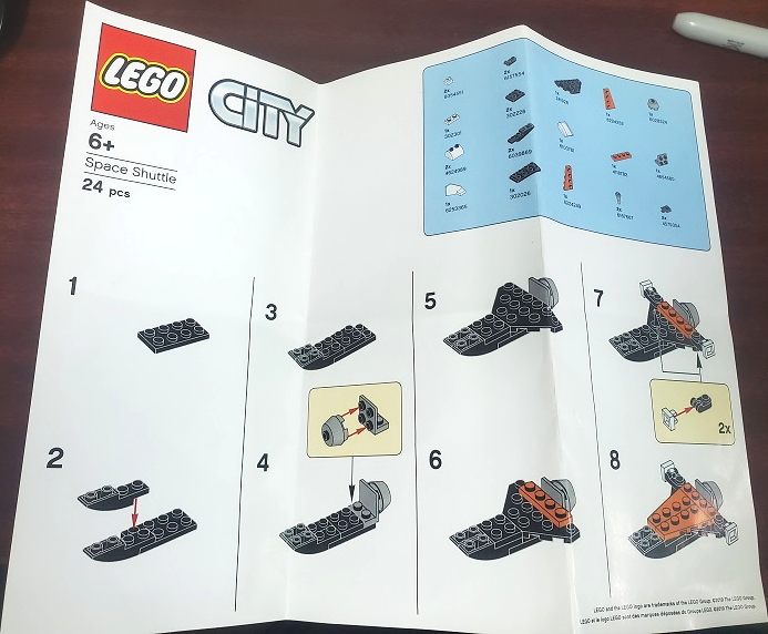 LEGO Brand Store Exclusive Build - City Space Shuttle