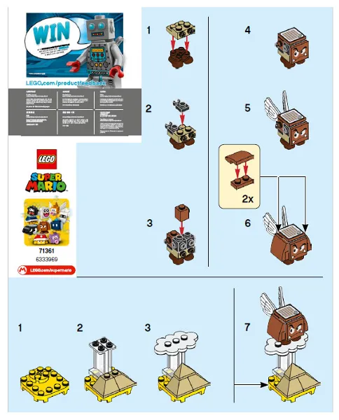 Paragoomba, Super Mario, Series 1 (Complete Set)