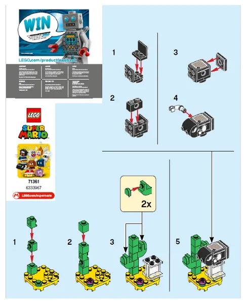 Bullet Bill, Super Mario, Series 1 (Complete Set)