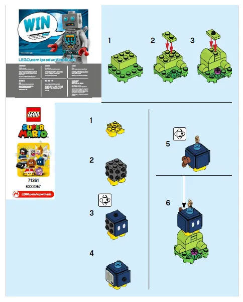 Bob-omb, Super Mario, Series 1 (Complete Set)