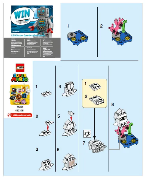 Blooper, Super Mario, Series 1 (Complete Set)