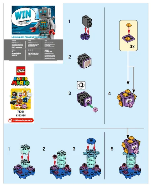 Urchin, Super Mario, Series 1 (Complete Set)