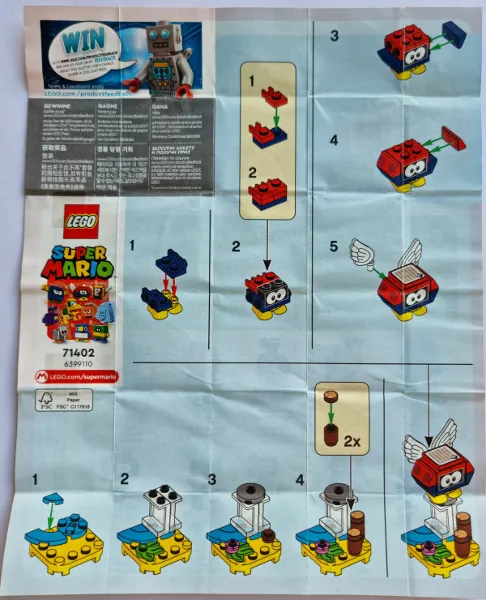 Para-Biddybud, Super Mario, Series 4 (Complete Set)