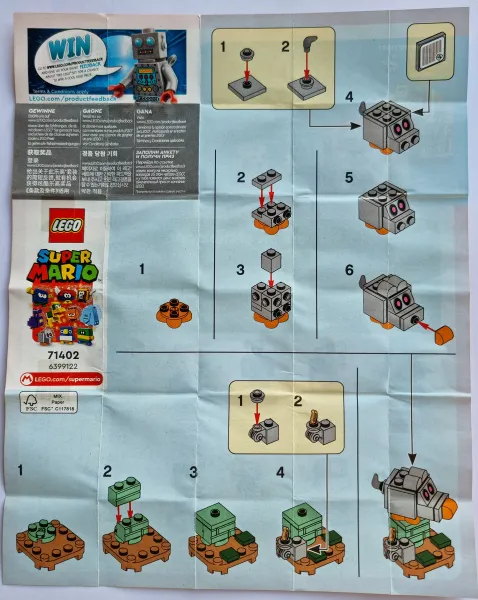 Scaredy Rat, Super Mario, Series 4 (Complete Set)
