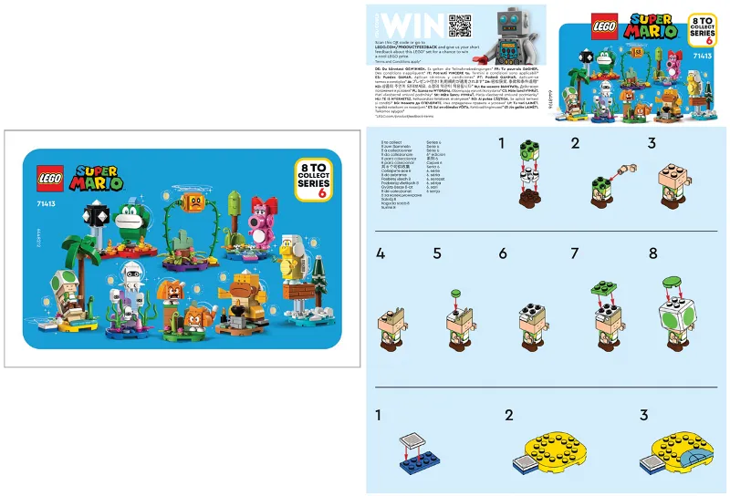 Green Toad, Super Mario, Series 6 (Complete Set)