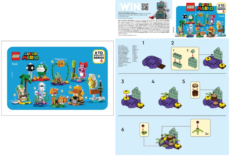 Bramball, Super Mario, Series 6 (Complete Set)