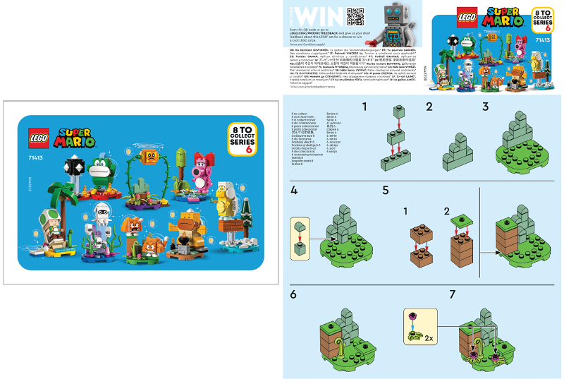 Cat Goombas, Super Mario, Series 6 (Complete Set)